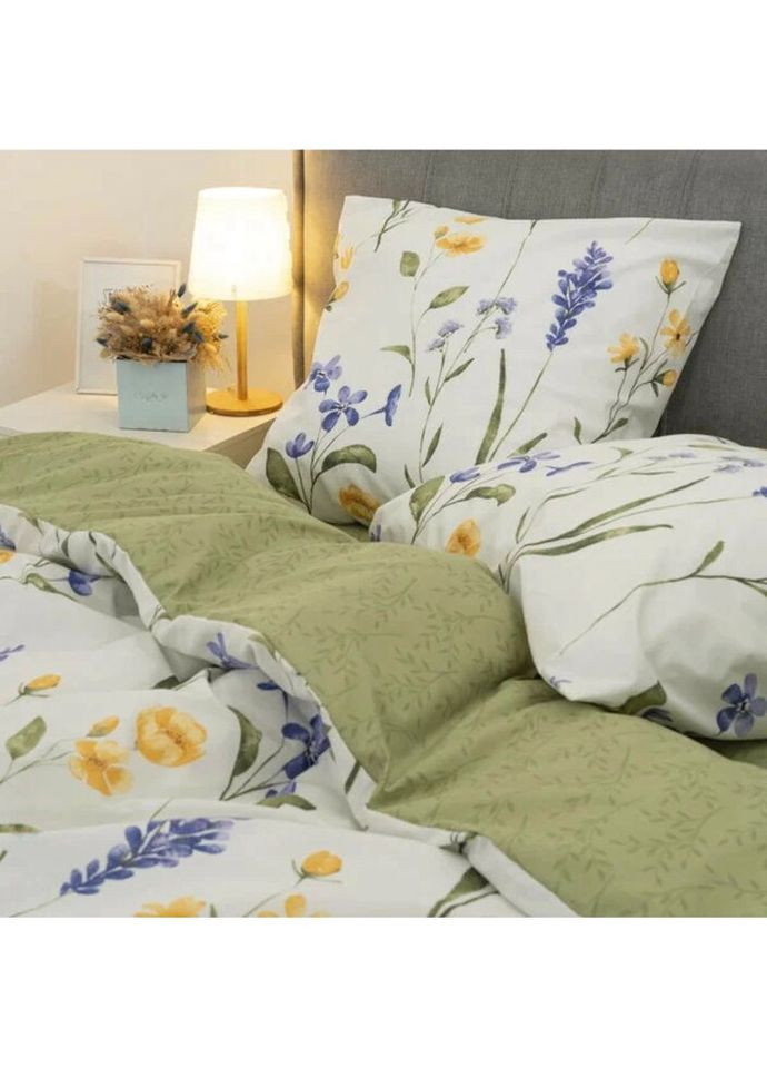 Постільна білизна євро Ранфорс 24266-E 220х200 см Viluta (336327796)