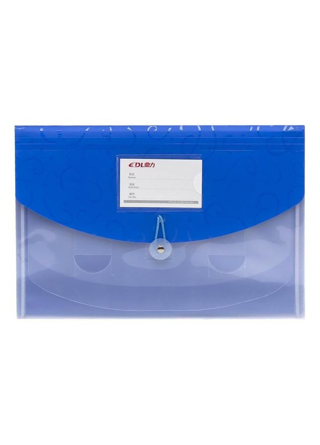 Папка на резинці А4 DL5226 4 відділення Синій DL (301425071)