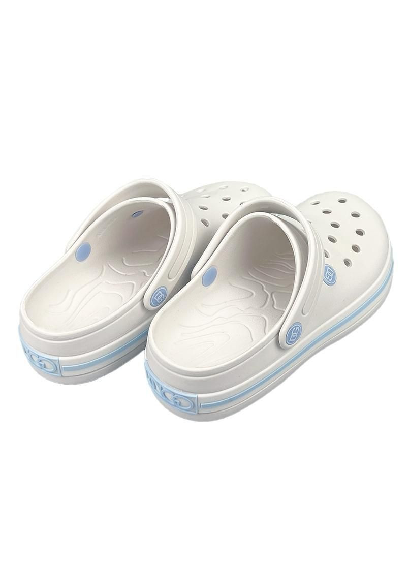 Женские кроксы белые 2418-3 Dago (282925880)