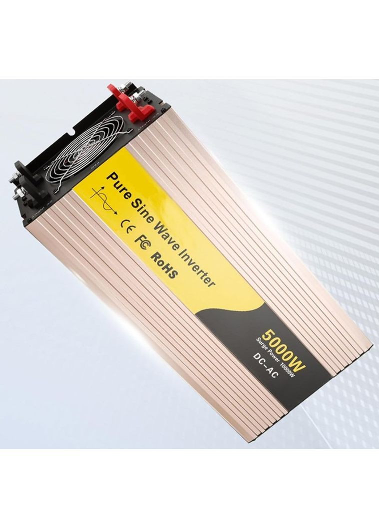 Автомобильный инвертор Pure Sine Wave Inverter 12В-220В преобразователь 5000 Вт с чистой синусоидой (2104618829) No Brand (369963254)