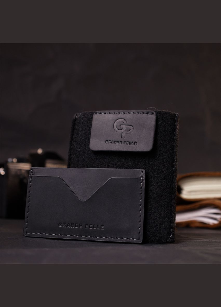 Практичный кард-кейс из натуральной кожи 11665 Grande Pelle (298568022)