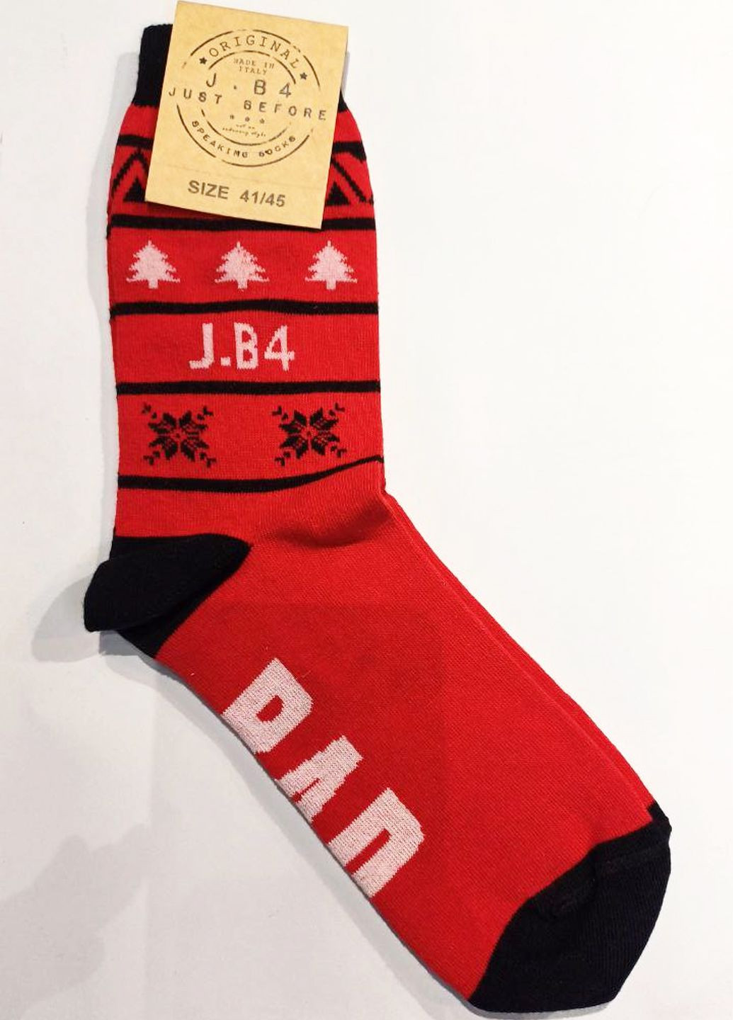 Красные носки J.B4 (Just Before) (346872172)