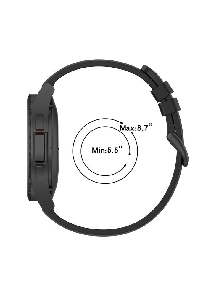 Ремінець силіконовий 22 мм для Garmin Venu 3 Forerunner 255/265 Music Vivoactiv 4 Venu Sq 2 Black Gray No Brand (350202711)