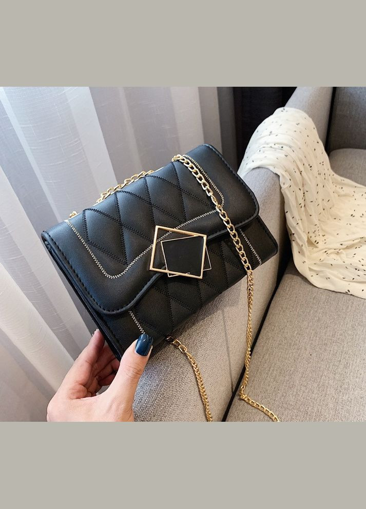 Женская мини сумочка клатч на цепочке, маленькая сумка через плечо Белый No Brand (298997535)