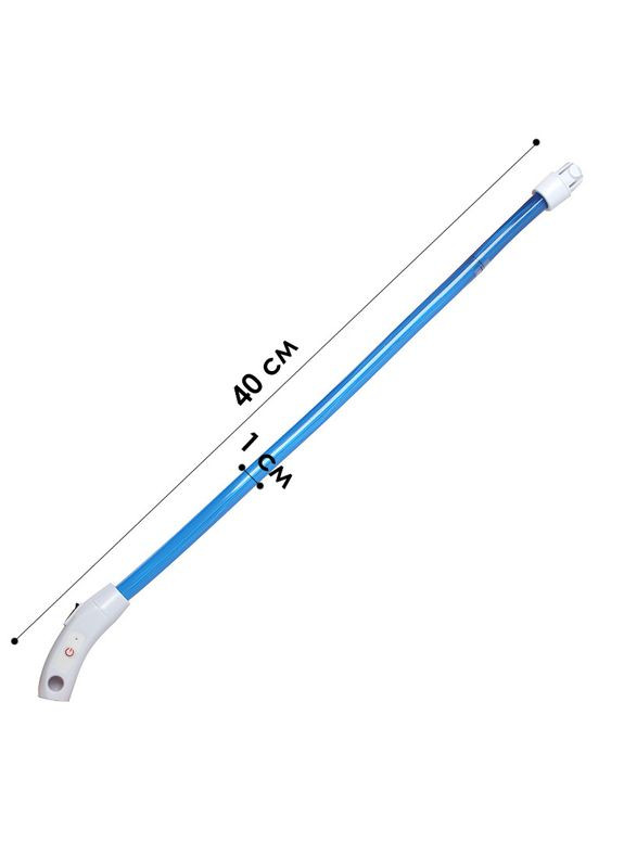 Светодиодный LED ошейник L-18 Blue S USB светящийся водоотталкивающий для собак и котов 6шт Lesko (352012673)