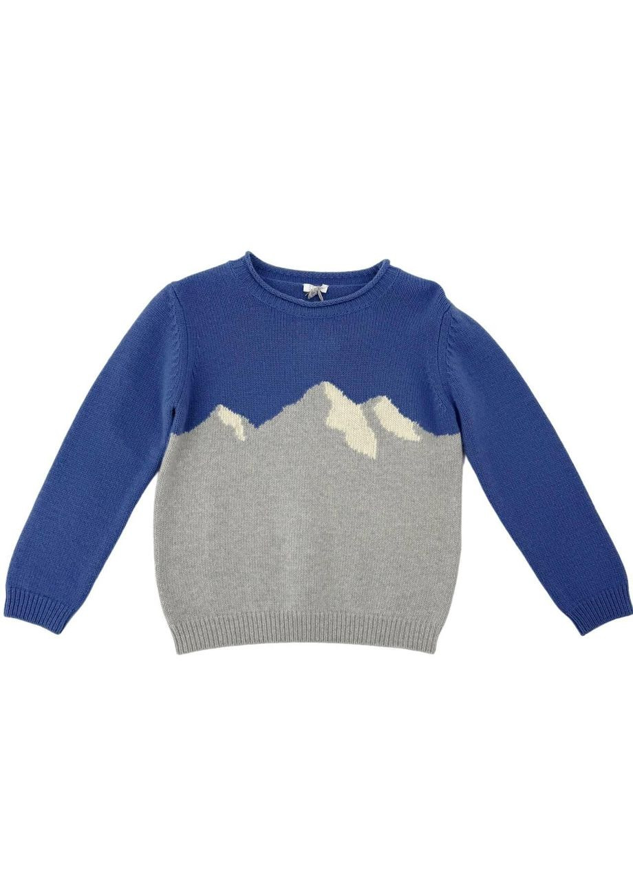 Блакитний светр, арт. a17ma223em220.4807, сіро, 162 см, 14 років Il Gufo