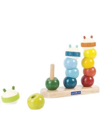 Пірамідка Manipulatives Гусениці (G6731) Guidecraft (323088698)