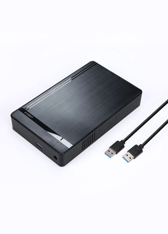 Наружная карман HDD 3.5" / 2.5" SATA USB 3.0 - USB бокс для жесткого диска с блоком питания Черный корпус (CN300058) ShuoLe (305211257)