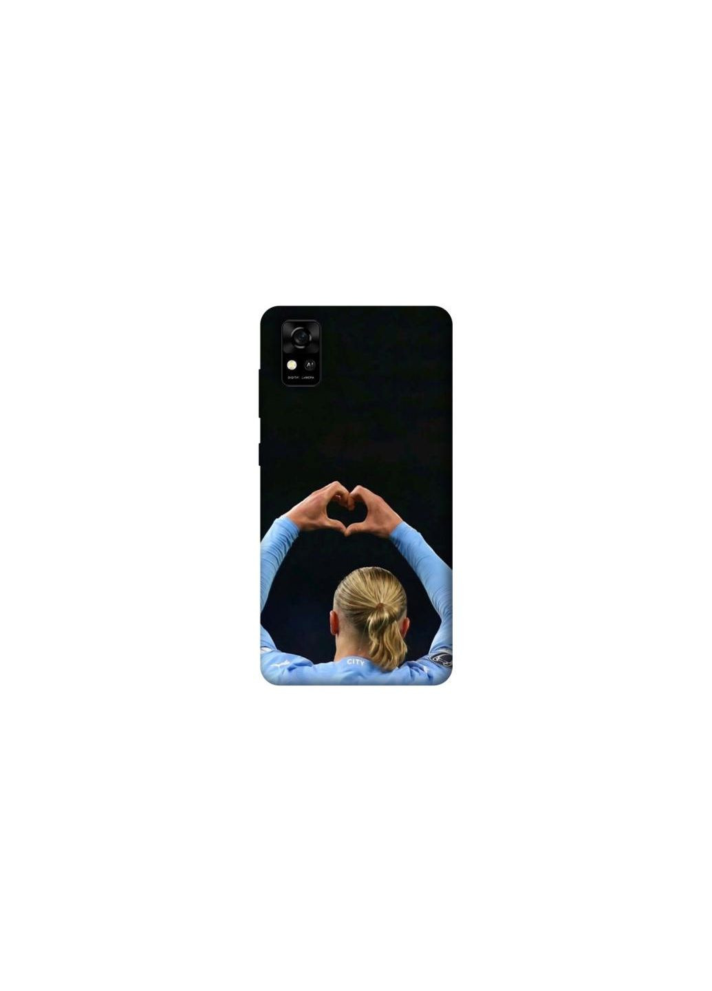 Чохол на ZTE Blade A31 Erling Haaland V2 Frontalka (354197615)