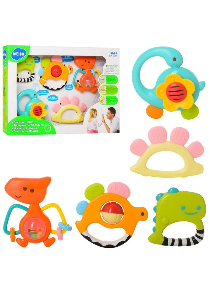 Брязкальце - прорізувач 5 штук 1109 Hola (315797840)