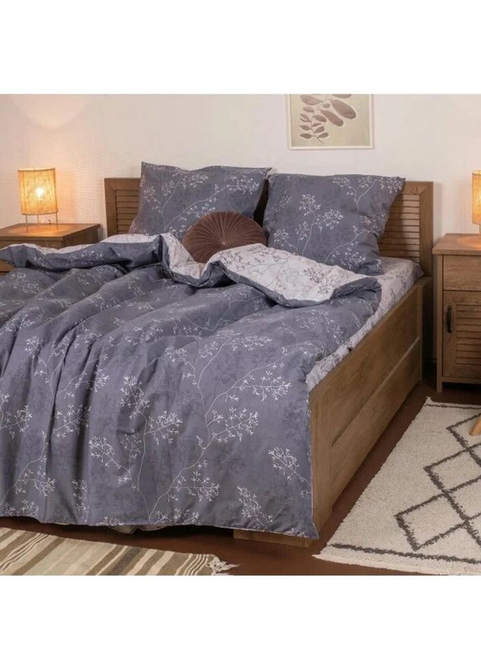 Постельное белье полуторное Ранфорс 22222-1-5 210х143 см Viluta (336327717)