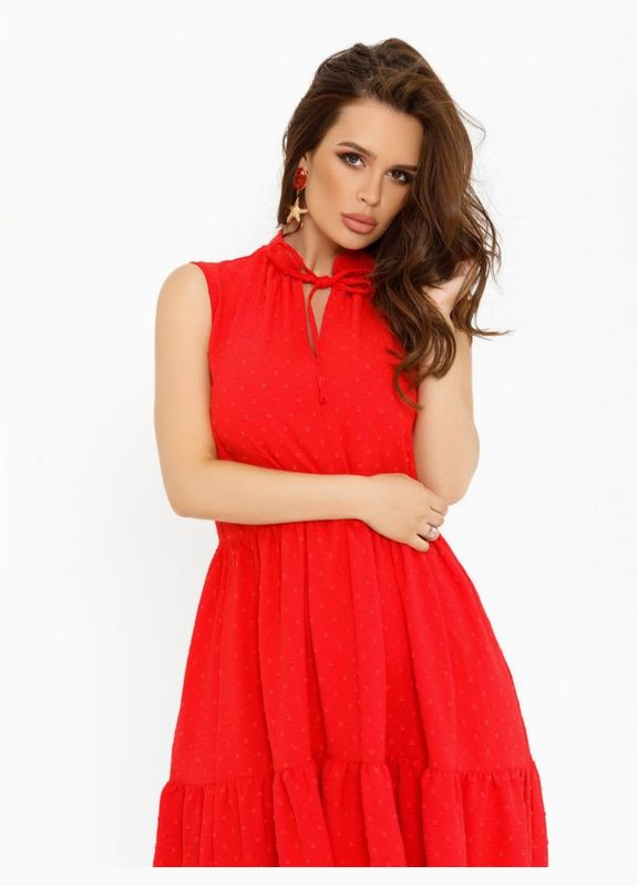 Красное повседневный женские платья sa-274 ISSA PLUS