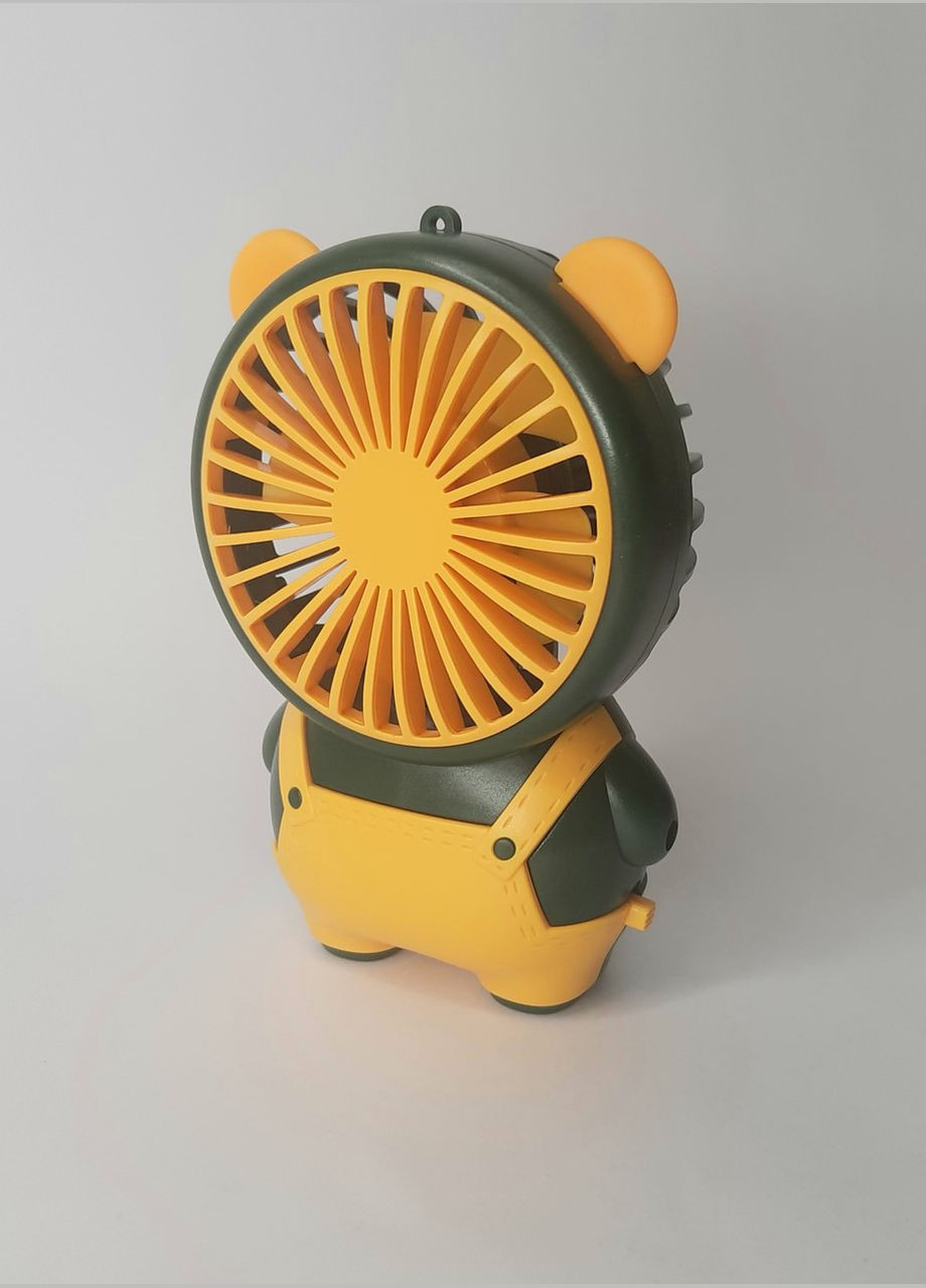 Портативний акумуляторний дитячий ручний вентилятор DianDi DD5677 жовтий No Brand (322721199)