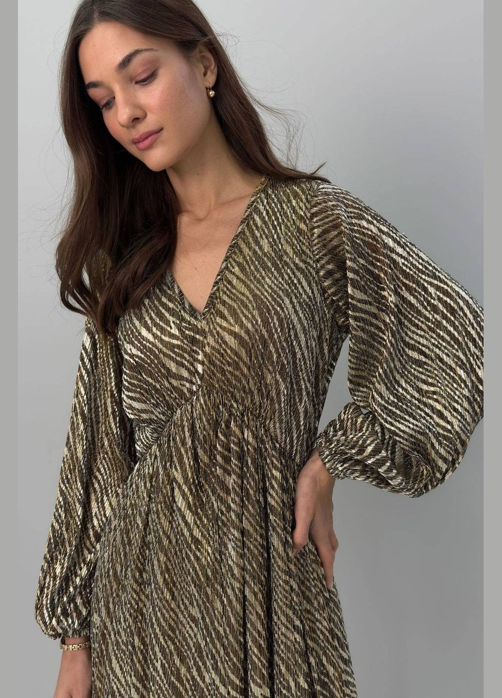 Коричневое платье Nenka