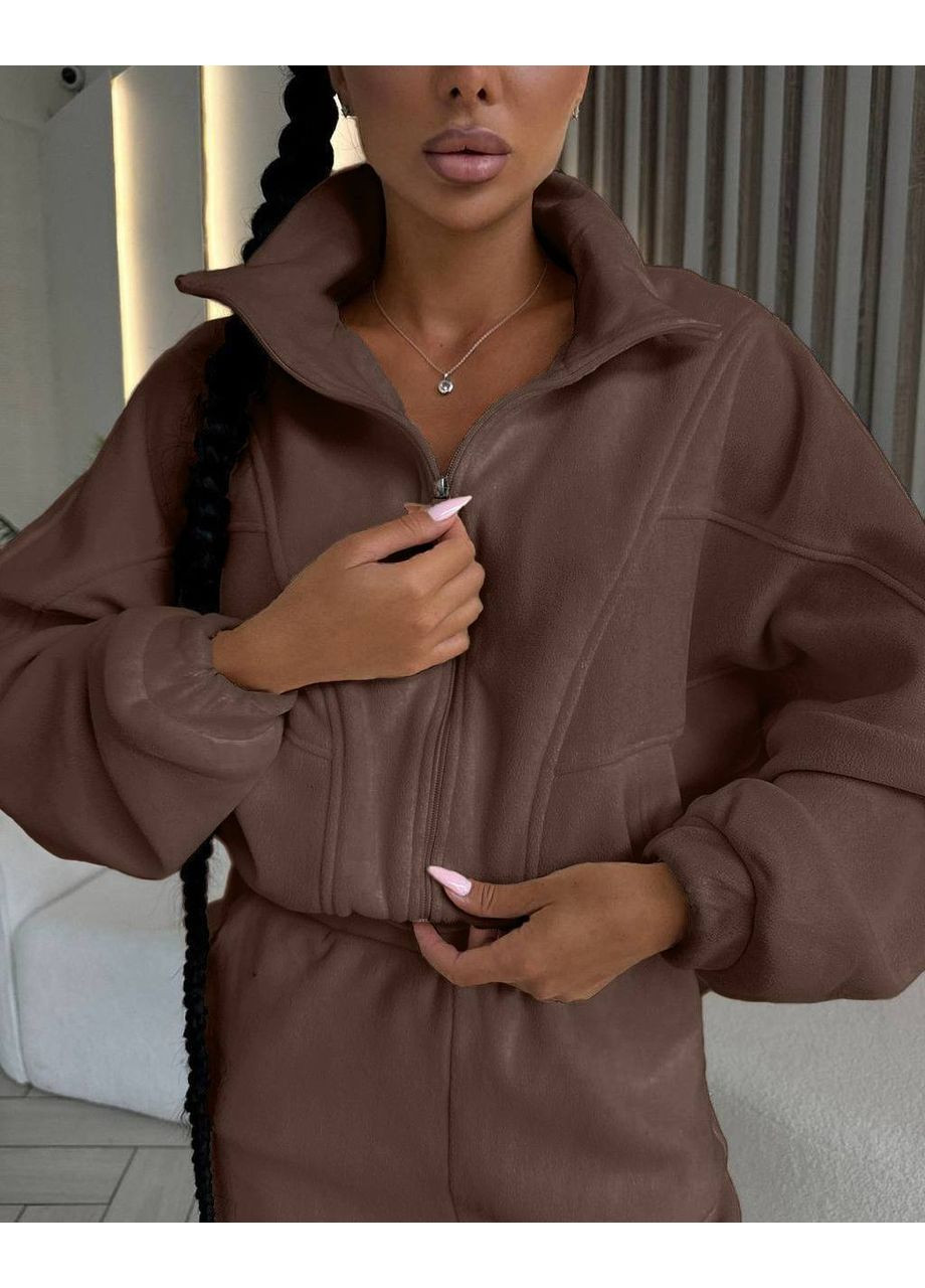 Теплый женский костюм из двустороннего флиса Україна (361067650)