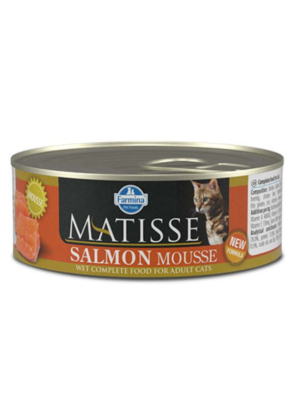 Matisse Cat Mousse Salmon – Консервований корм з лососем для котів 85 г (8606014102727) Farmina (327055655)