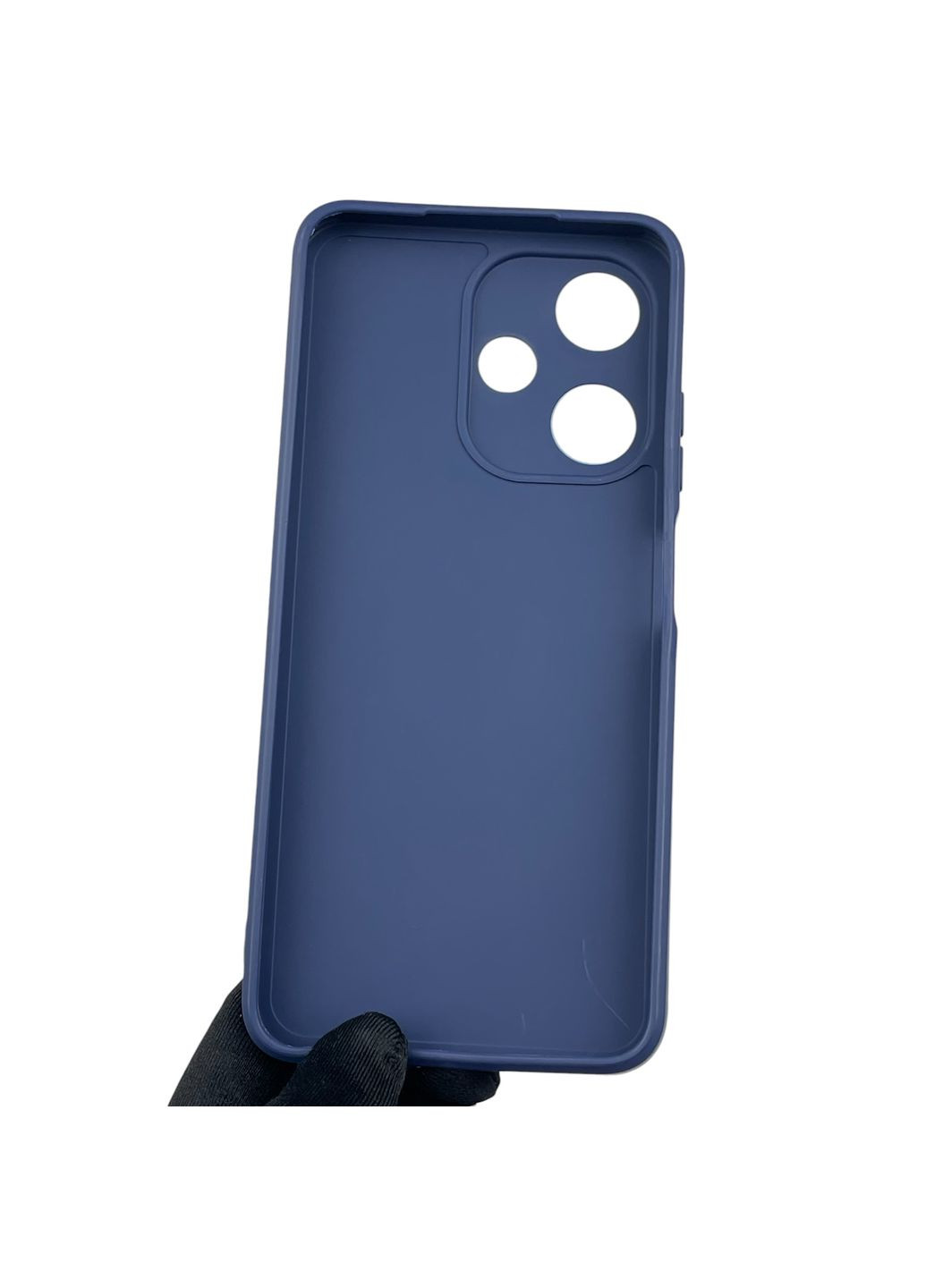 Чехол для Hot 30i с квадратными гранями с защитой камеры на инфиникс хот 30i тёмно-синий Infinix (366023183)