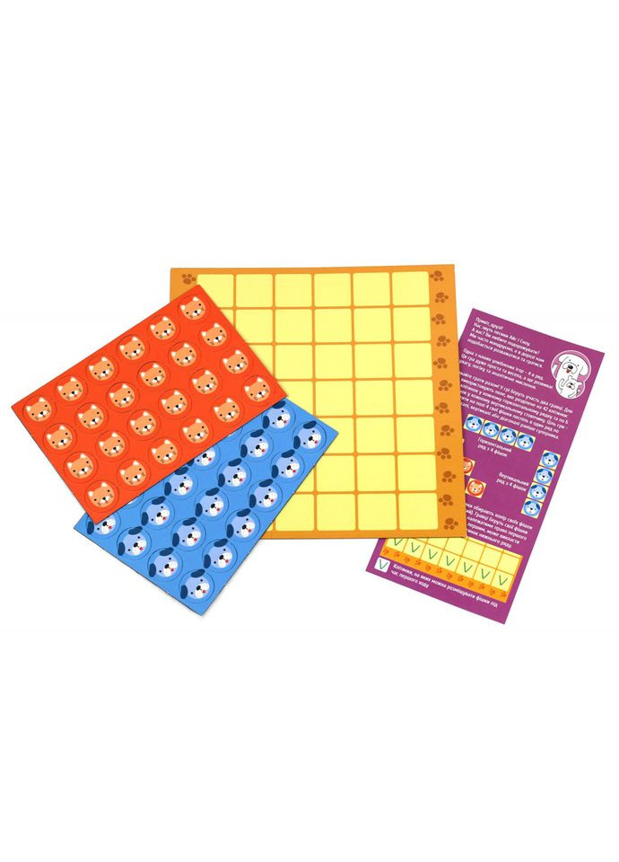 Дитяча настільна гра магнітна "4 в ряд" 1456 від 4-х років УМНЯШКА (334147526)