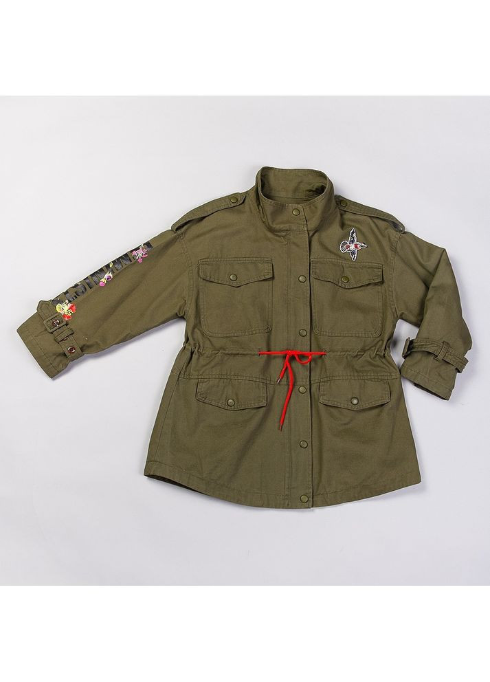 Оливкова (хакі) демісезонна вітровка Classik 0020