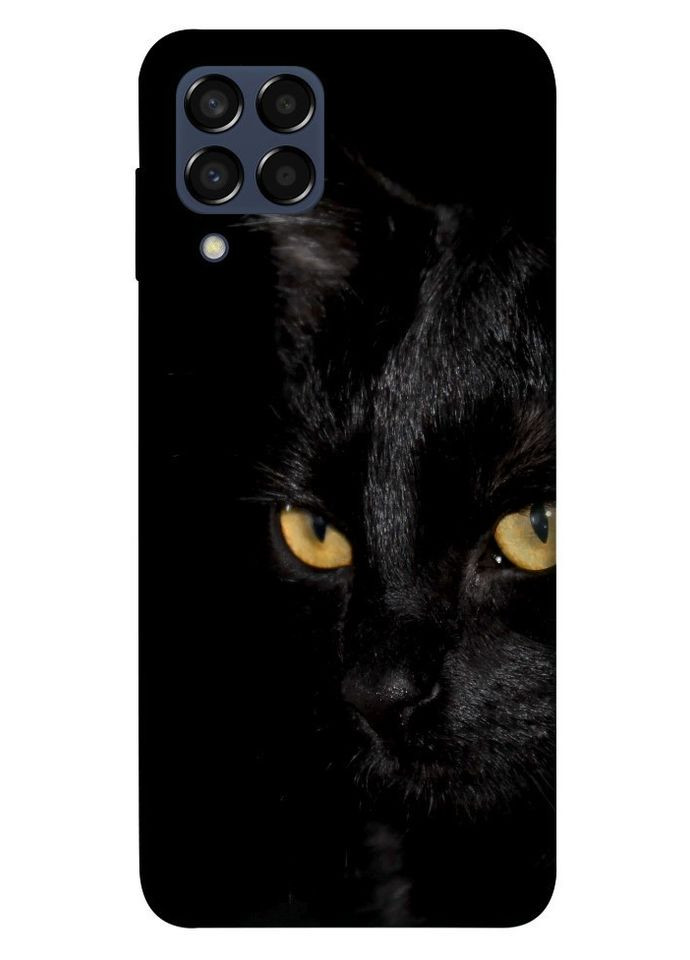 Чохол з принтом для Samsung Galaxy M33 5G / для самсунг галаксі М33 Чорний кіт No Brand (339061712)
