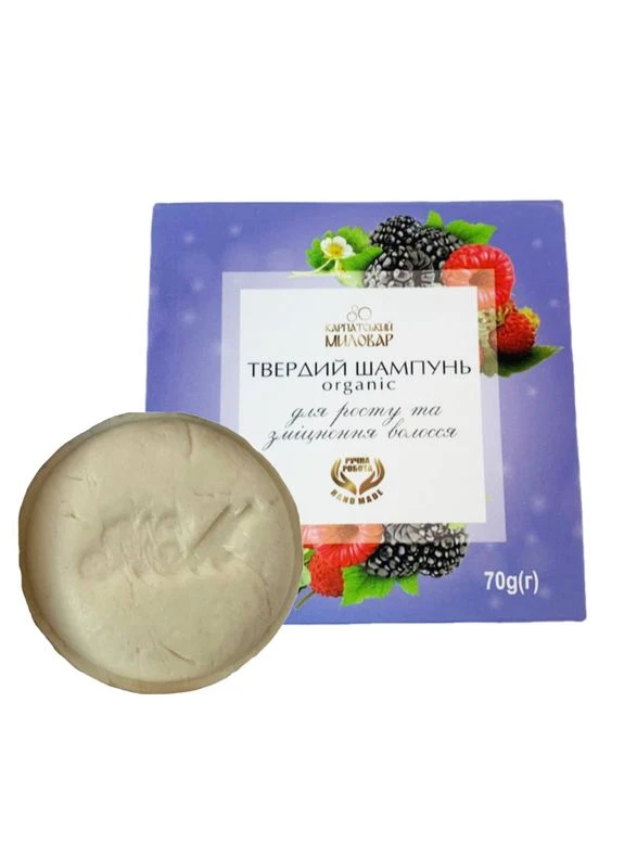 Твёрдый шампунь "Для роста и укрепления волос" 70 г No Brand (388487020)