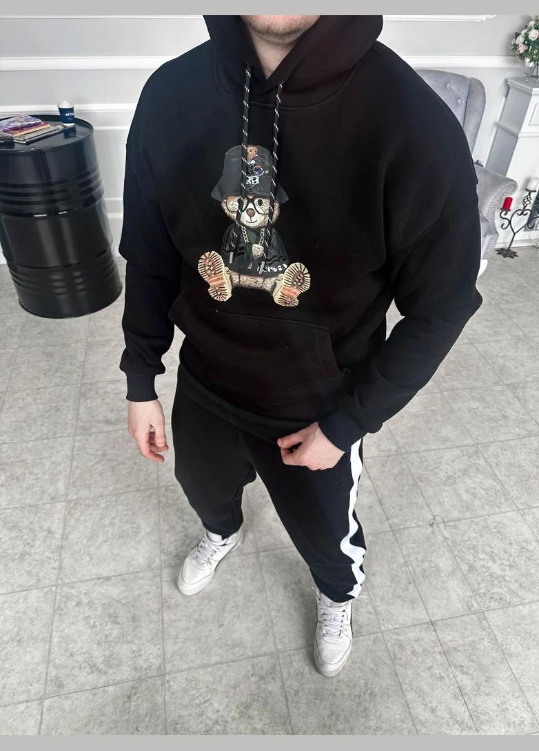 Спортивний костюм утеплений чоловічий зима весна осінь No Brand (387386361)