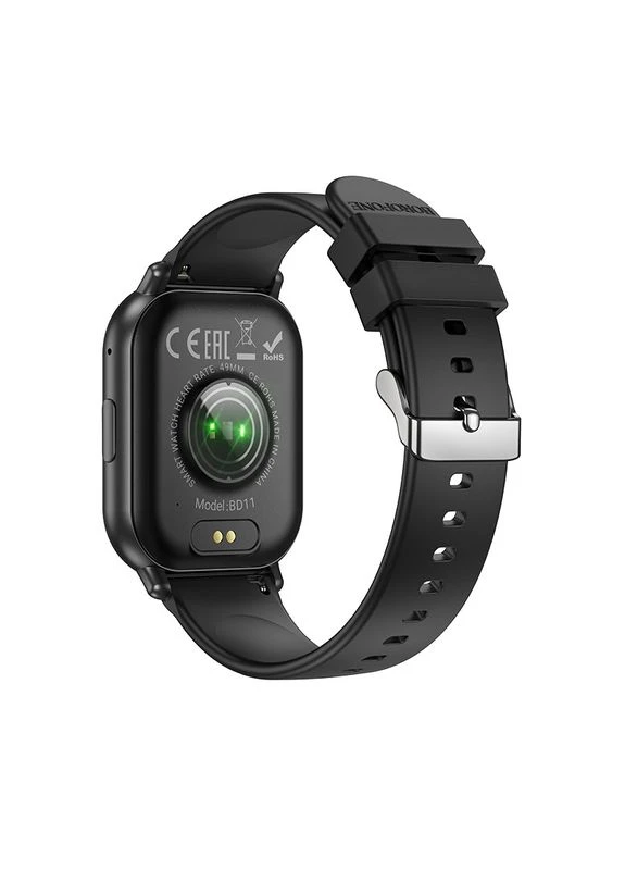 Смарт-годинник BD11 51mm. 220 mAh. IPX4 Smart sports watch (call version) Black Borofone (392144512)