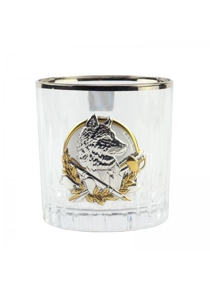 Набор для виски "Бокали Лидер Платинум" (6 шт) с платиной и золотыми накладками (GPB6SEN2PG) Boss Crystal (302666413)