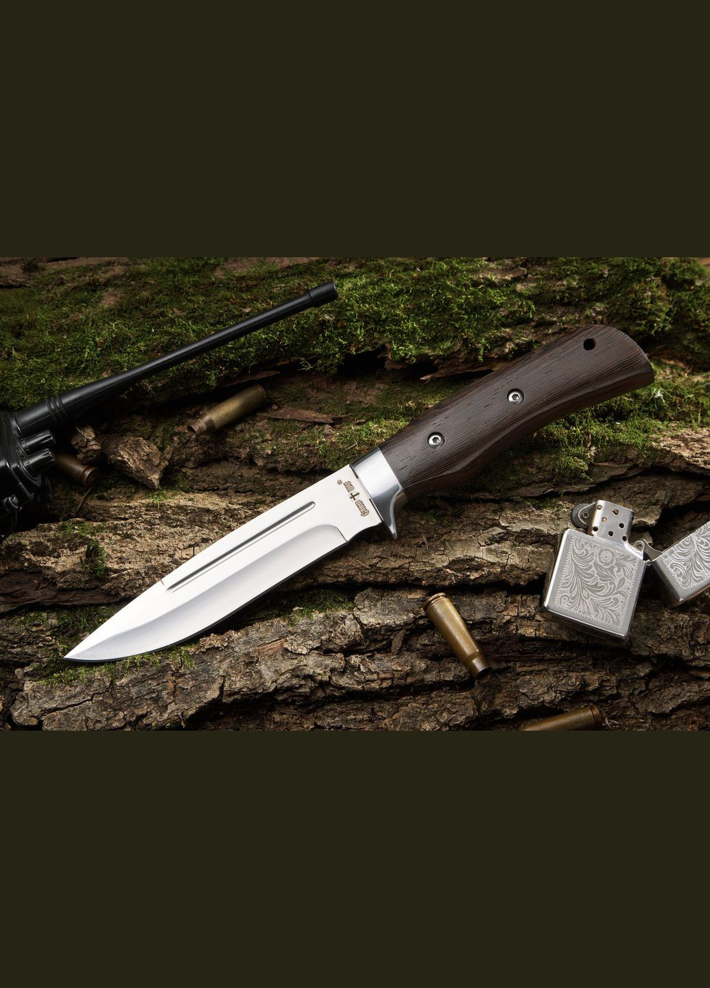 Нож финка охотничий тактический с широким лезвием в кожаном чехле FB 1883 Grand Way (370770593)