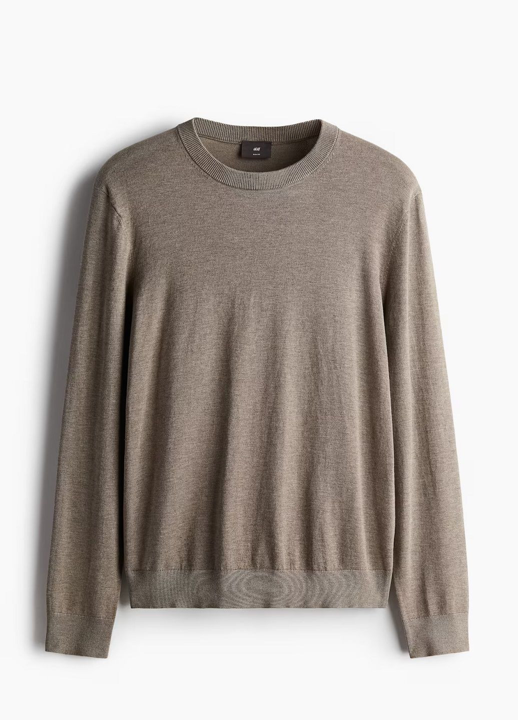 Серо-бежевый демисезонный свитер H&M