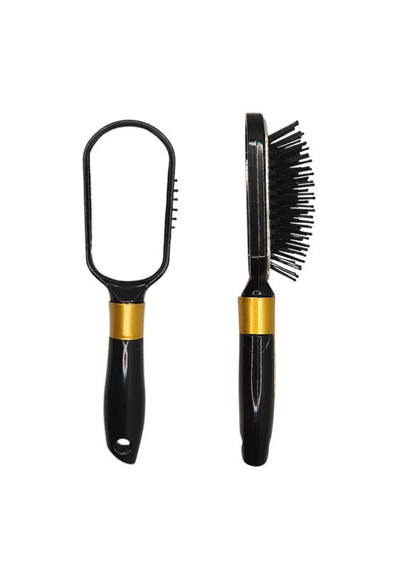 Расческа Silver Style PM-9585D золотая с зеркалом 18 см 8510 No Brand (340110134)