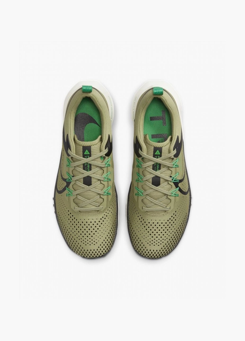 Оливковые кроссовки мужские pegasus trail 4 olive fj4733-200 Nike