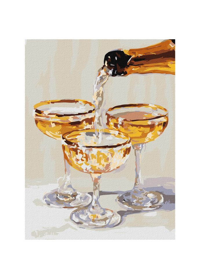 Картина по номерам "Мгновение для трех" KHO5746 с красками металлик IDEYKA (366669487)