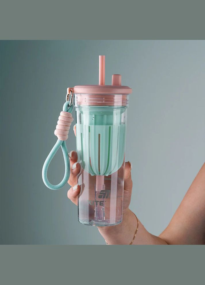 Стакан для воды 650 мл розово-зеленый K25-1219-1 Kite (350230004)