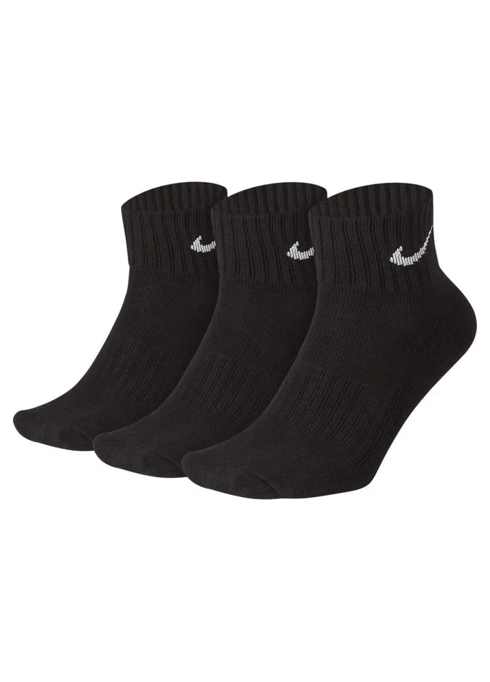 Чёрные шкарпетки хлопок черный 3 пары Nike (398538507)