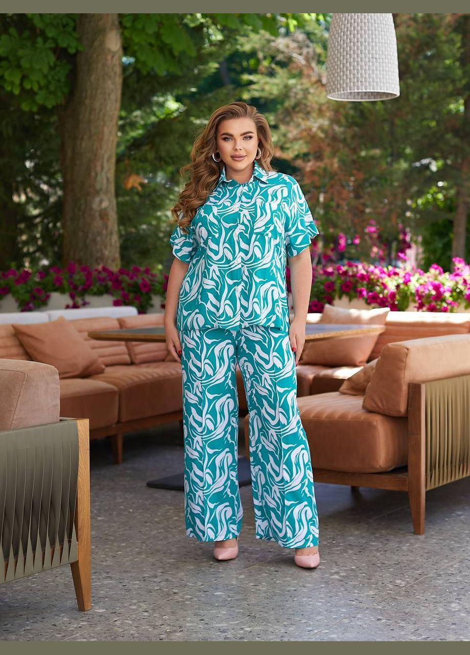 Прогулянковий костюм зеленого кольору 28079 No Brand (323643960)