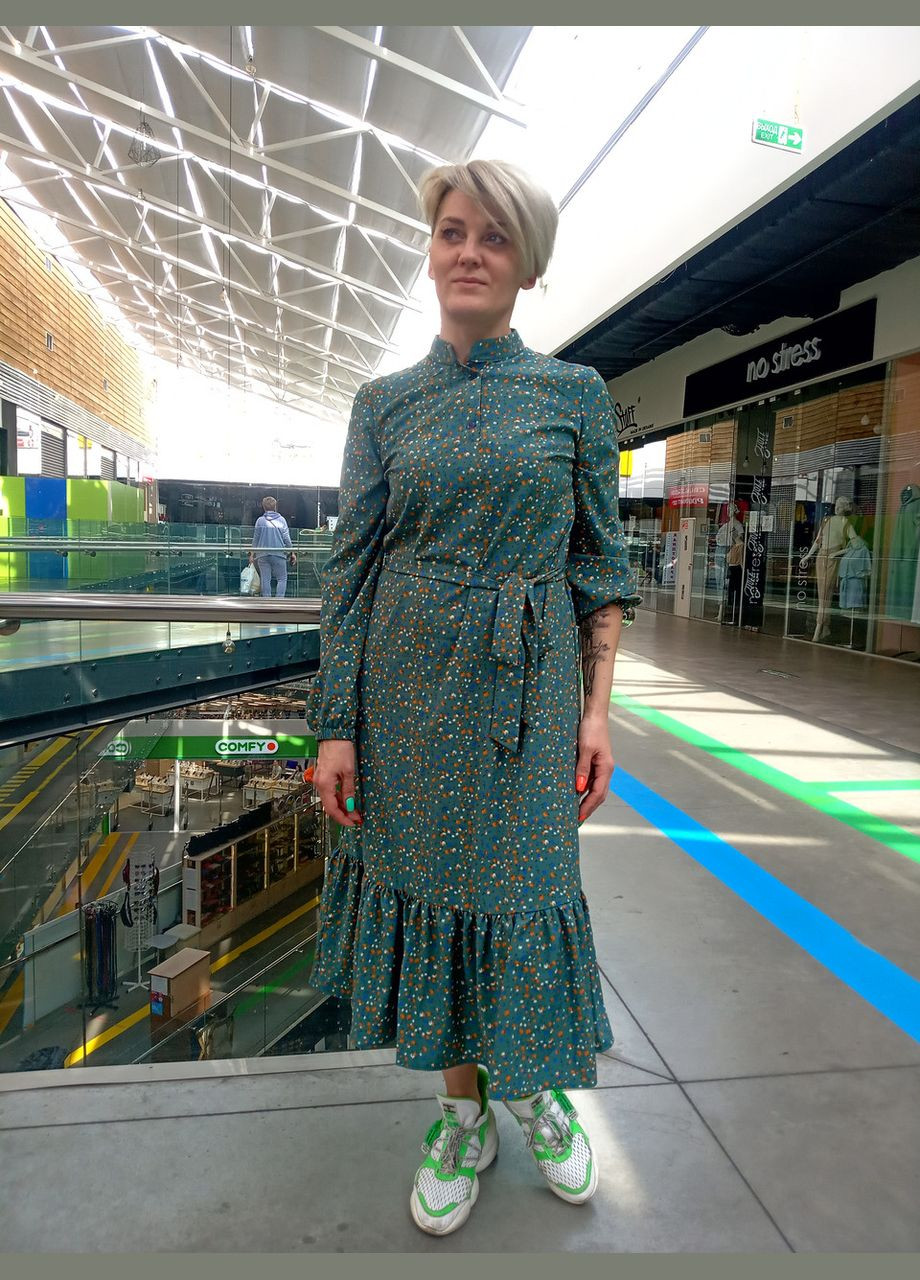 Зелена кежуал літнє плаття-міді 2 Льва