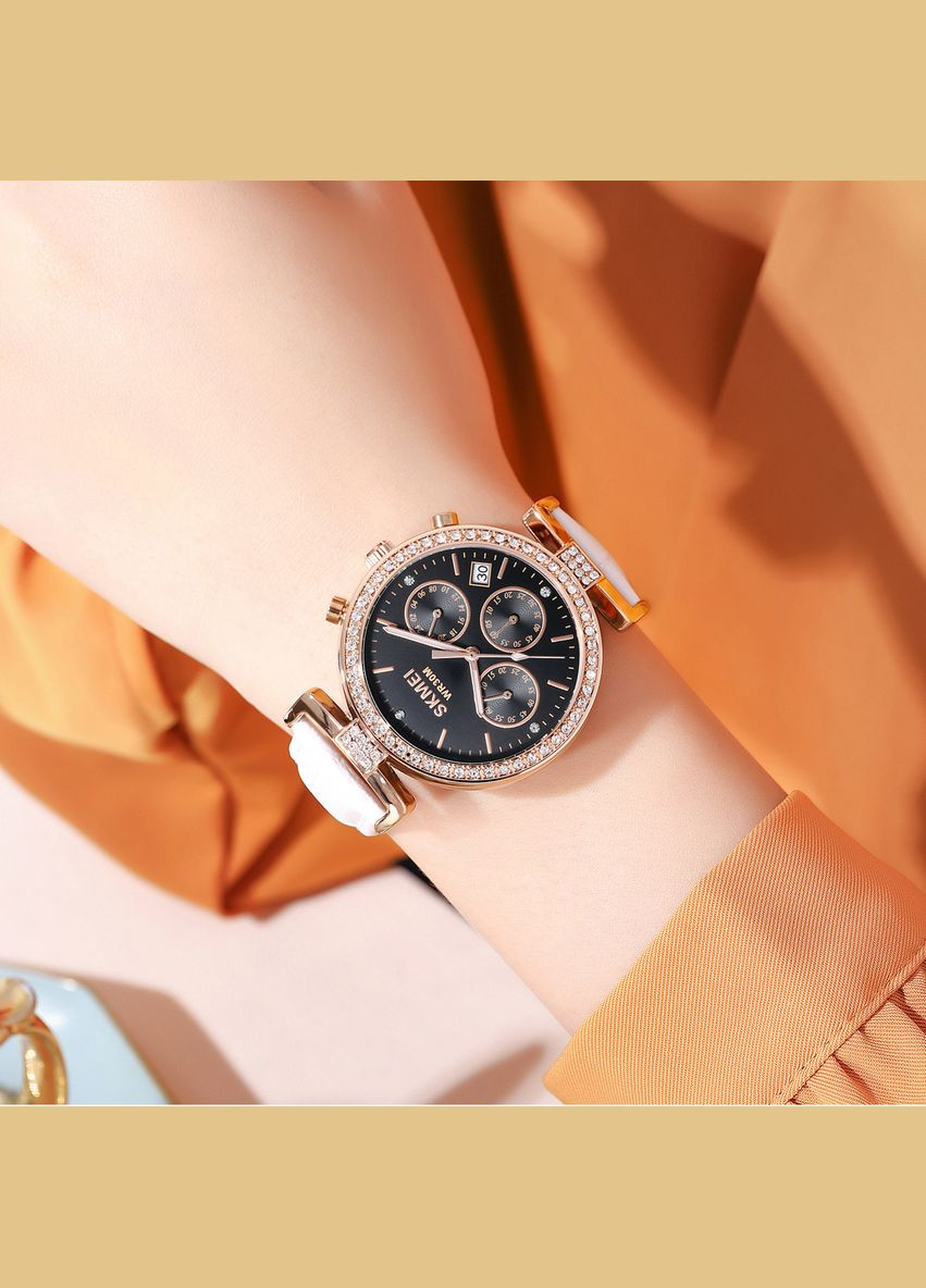 2089RGWT Rose Gold-White кварцевый сasual, классический Skmei (324214403)