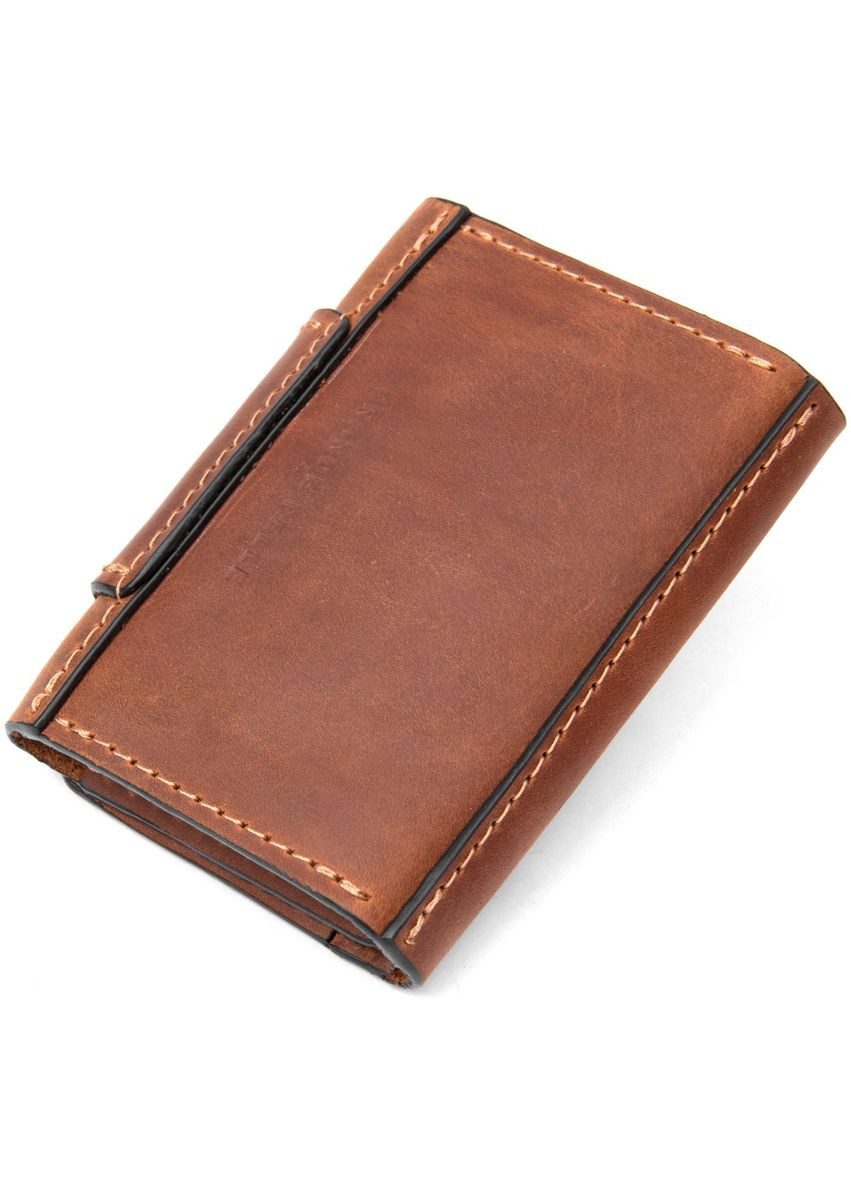 Шкіряна вінтажна візитниця коричневий 11406 Grande Pelle (362418385)