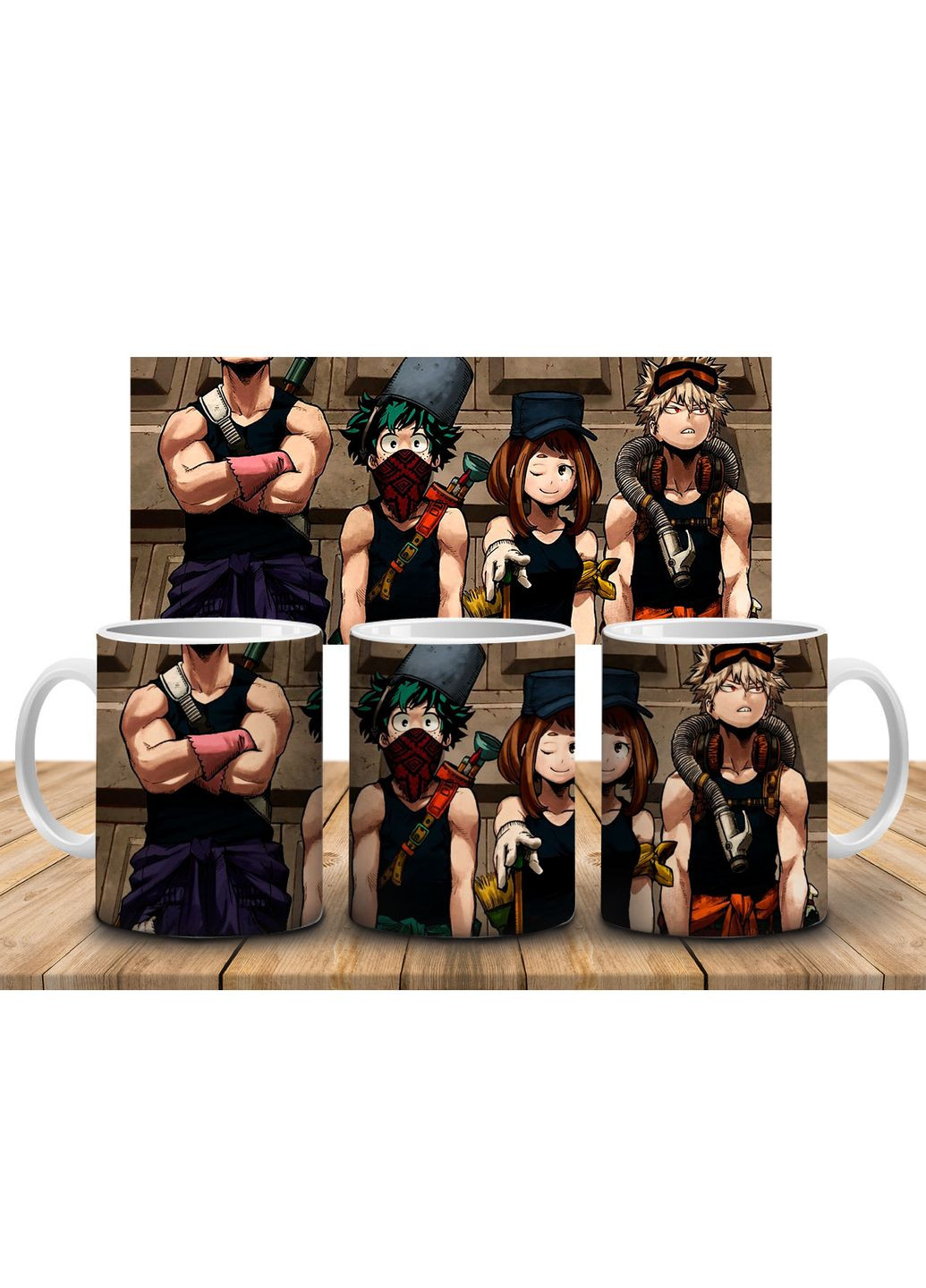 Кружка c принтом Моя геройская академия / My Hero Academia-7, 330 мл No Brand (317300464)