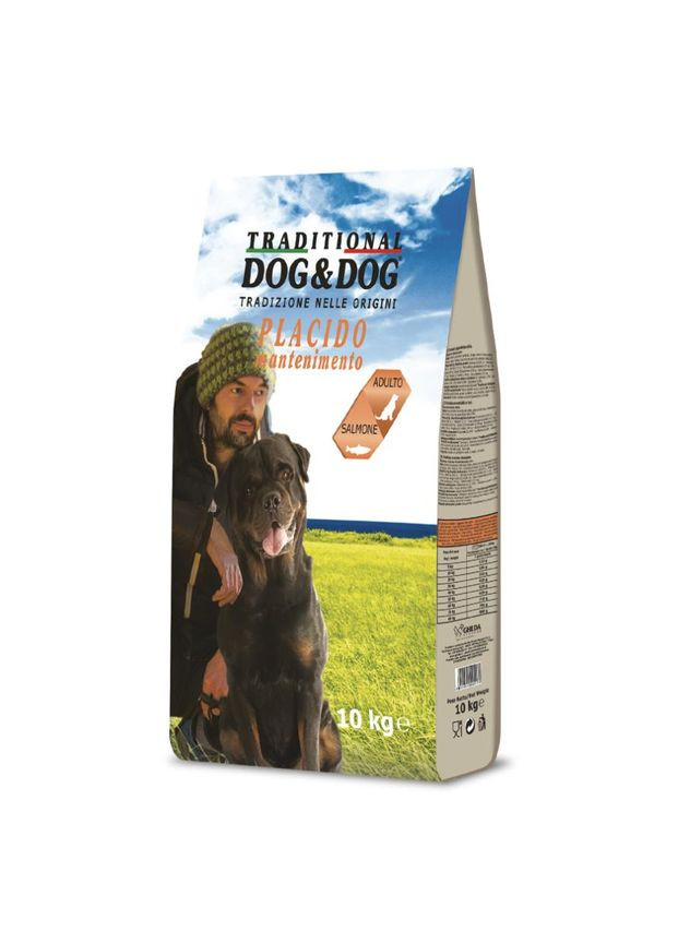 Сухий корм D&Dog Traditional - Для дорослих собак Placido Mantenimento (лосось) 20kg Gheda (335974369)