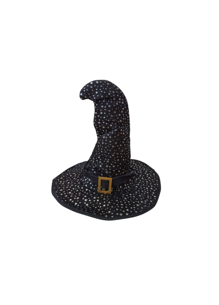 Шапка відьми на Хелловін one size чорно-сріблястий Jannet Капелюх (361136105)