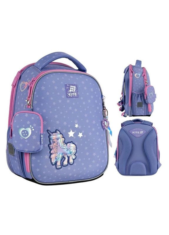 Школьный каркасный рюкзак Education 555 My Little Pony Фиолетовый 14 л (LP25-555S) Kite (335406225)