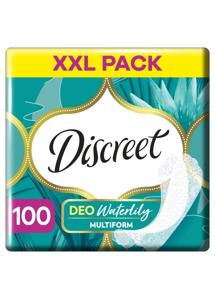 Щоденні прокладки Deo Water Lily 100 шт. (8001090162274/8700216152921) Discreet (315346531)