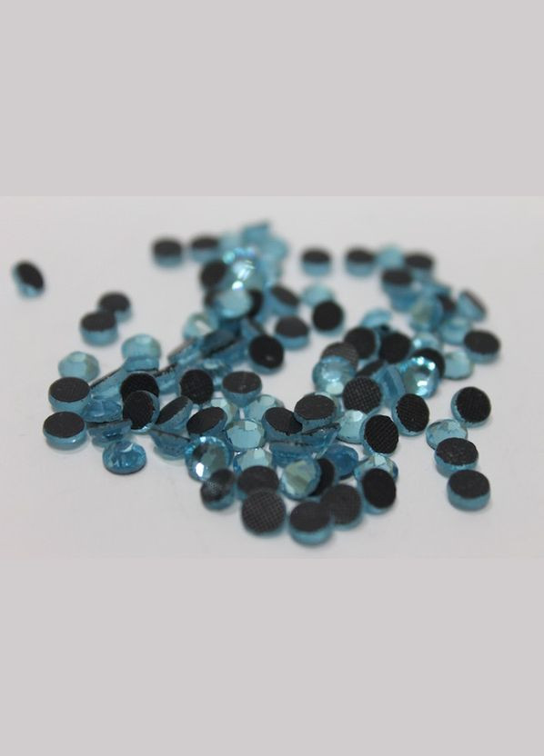 Стразы стеклянные на термооснове /50шт Холодно-Голубой FROM FACTORY SRF (336947676)