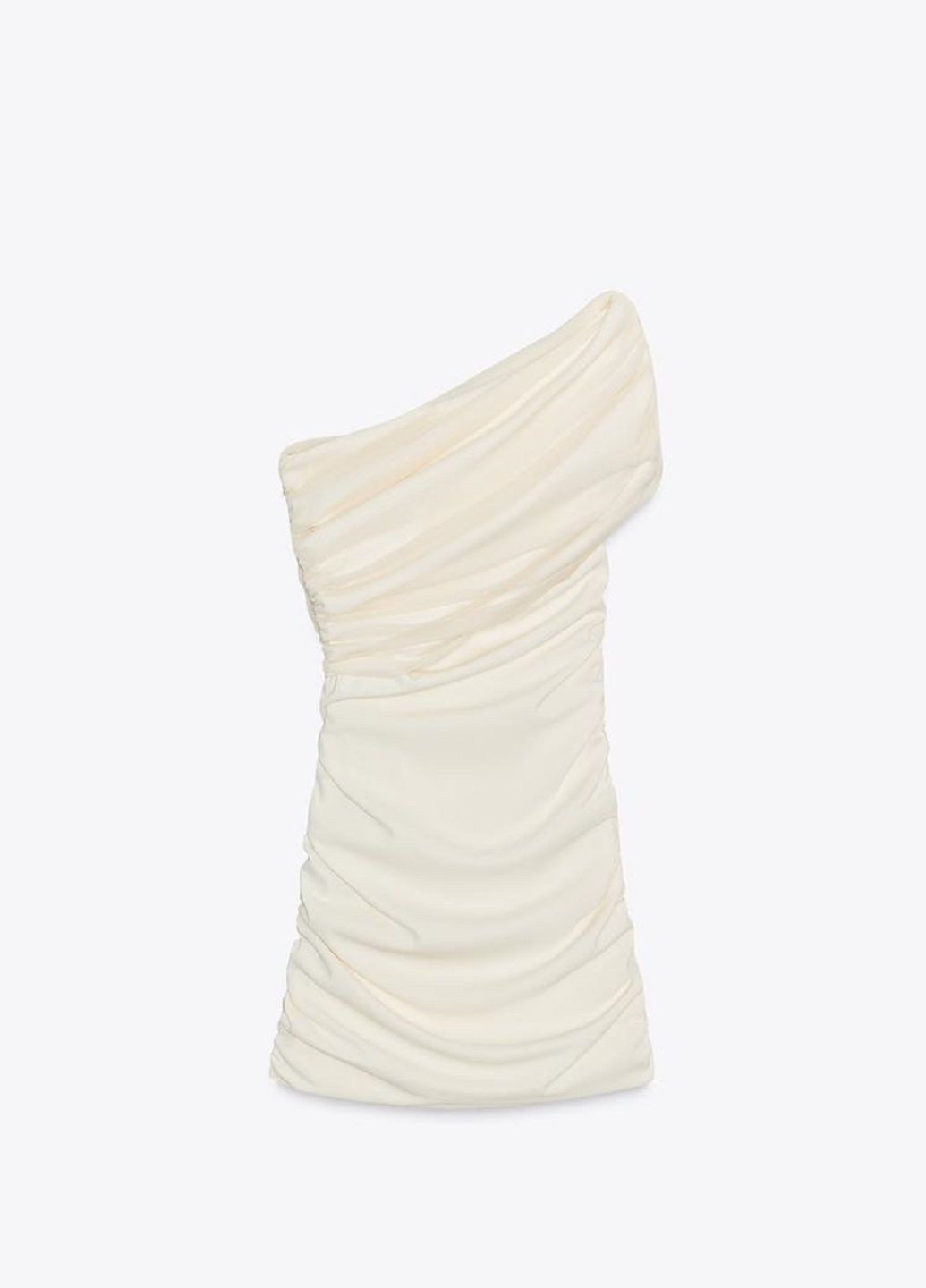 Білий сукня Zara однотонна