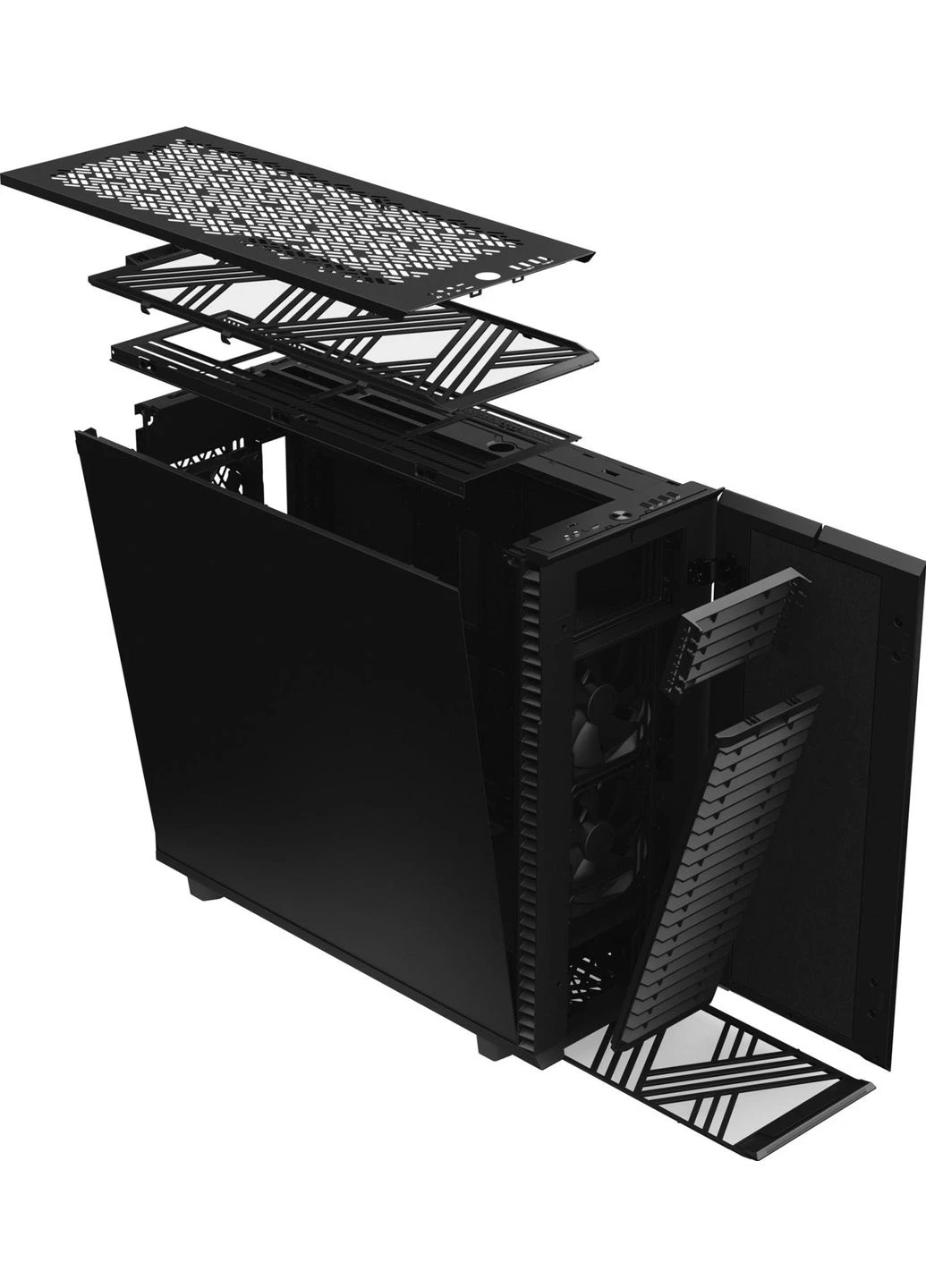 Корпус для ПК Define 7 XL Black Solid (FD-C-DEF7X-01) FRACTAL DESIGN (402228811)