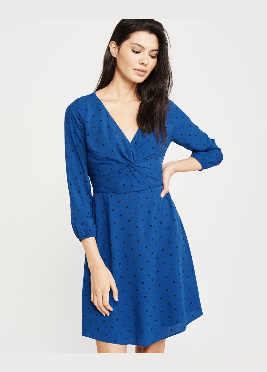 Синій демісезонний сукня жіноча - сукня af5108w Abercrombie & Fitch