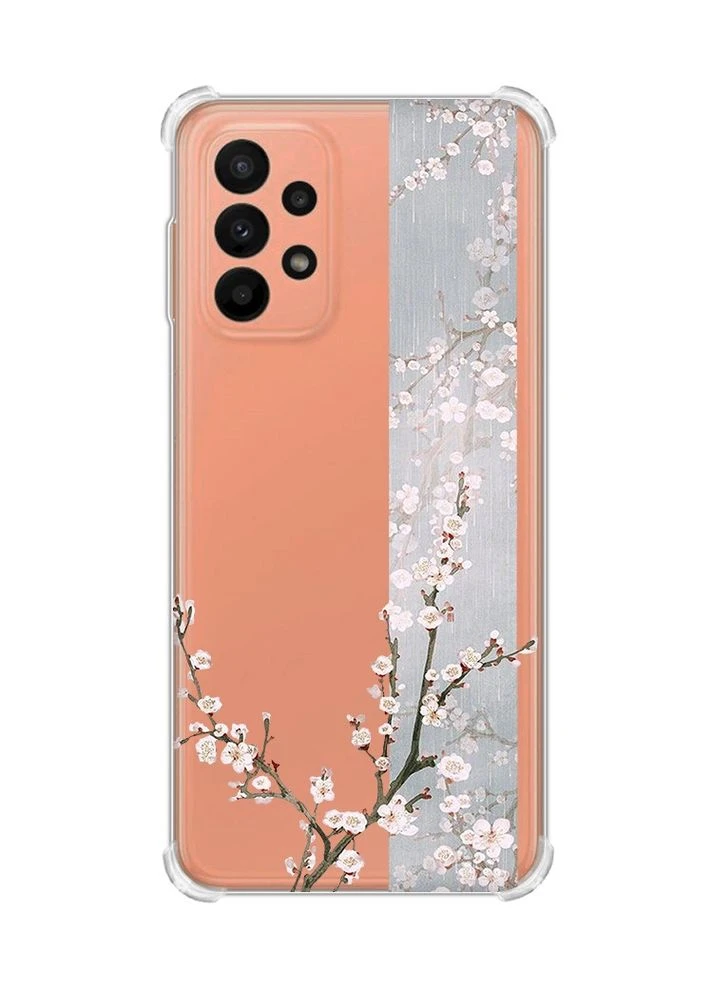 Чехол с утолщёнными углами для Samsung Galaxy A23:: Цветущая сакура (принт 285) Creative (360707004)