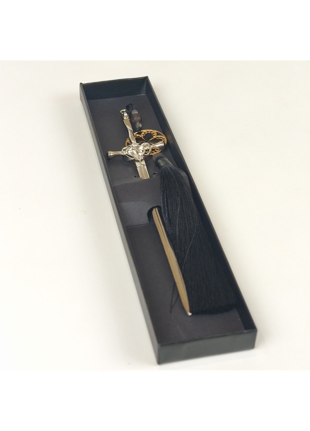 Заколка-палочка металева для волосся Меч в азіатському стилі в подарунковій коробочці No Brand (362135500)